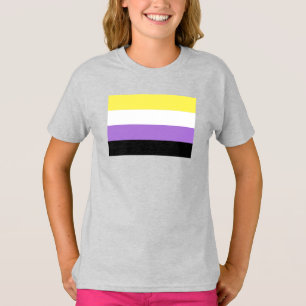 Camiseta Bandera de orgullo no binario