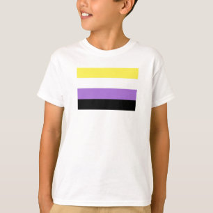 Camiseta Bandera de orgullo no binario
