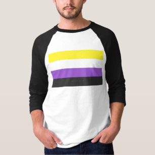 Camiseta Bandera de orgullo no binario de SlipperyJoe's ama