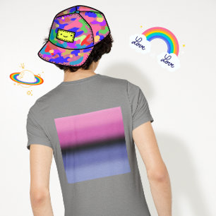 Camiseta Bandera de orgullo omnisexual de gradiente - Bande