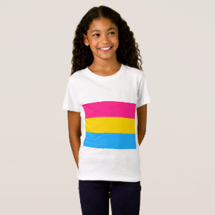 Camiseta Bandera de orgullo pansexual