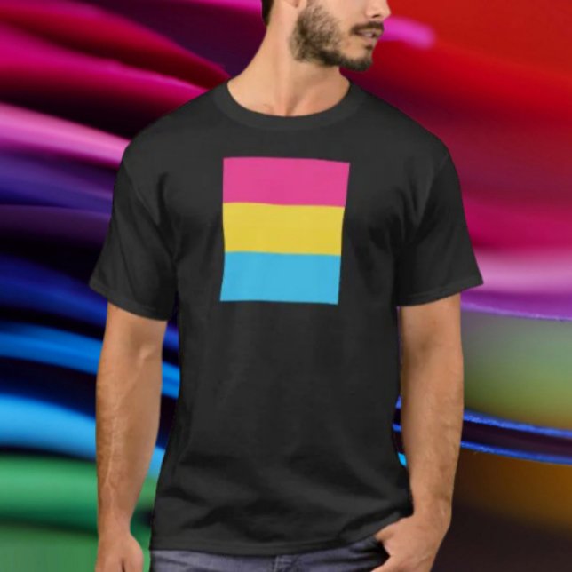 Camiseta Bandera de Orgullo Pansexual (Subido por el creador)