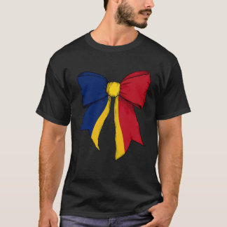 Camiseta Bandera de orgullo rumano de Rumania Chica Coqueta