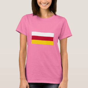 Camiseta Bandera de Osetia del Norte