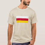 Camiseta Bandera de Osetia del Norte<br><div class="desc">Bandera patriótica de Osetia del Norte Alania</div>