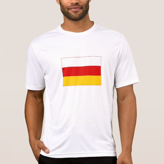 Camiseta Bandera de Osetia del Sur (Anverso)