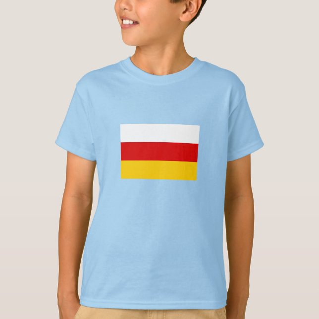 Camiseta Bandera de Osetia del Sur (Anverso)