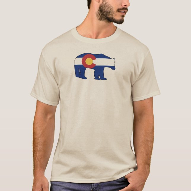 Camiseta Bandera de oso de Colorado (Anverso)