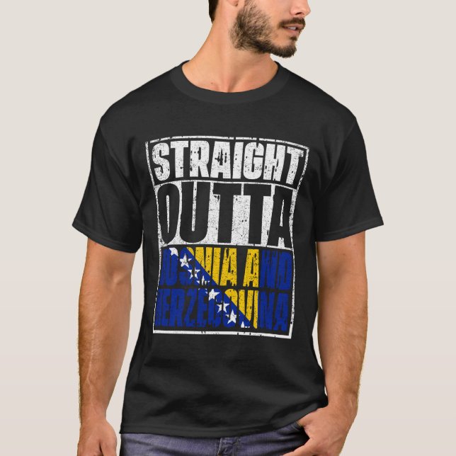Camiseta Bandera de Outta bosnia y herzegovina (Anverso)