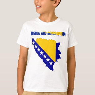 Camiseta Bandera de país bosnio