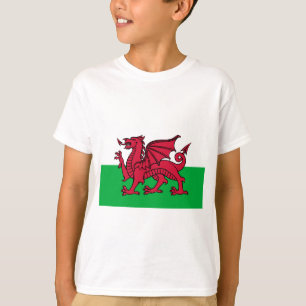 Camiseta Bandera de País de Gales