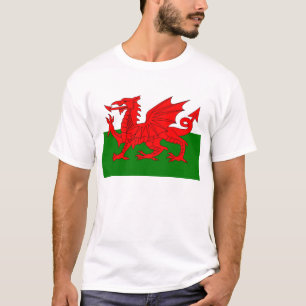 Camiseta Bandera de País de Gales