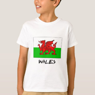Camiseta Bandera de País de Gales