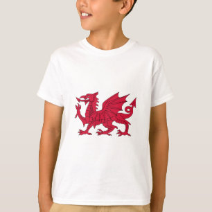 Camiseta Bandera de País de Gales - el dragón rojo - Bane