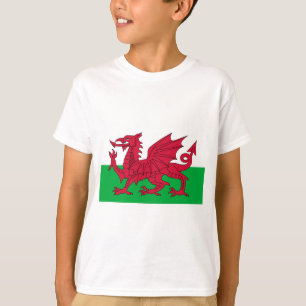 Camiseta Bandera de País de Gales - el dragón rojo - Bane