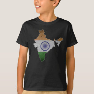 Camiseta bandera de país de india