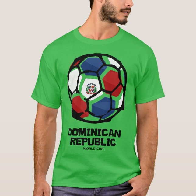 Camiseta Bandera de país de República Dominicana (Anverso)