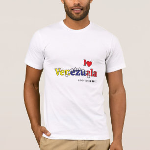 Camiseta bandera de país genial personalizar hombre venezol