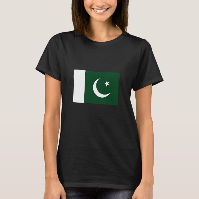 Camiseta Bandera de Pakistán (Anverso)