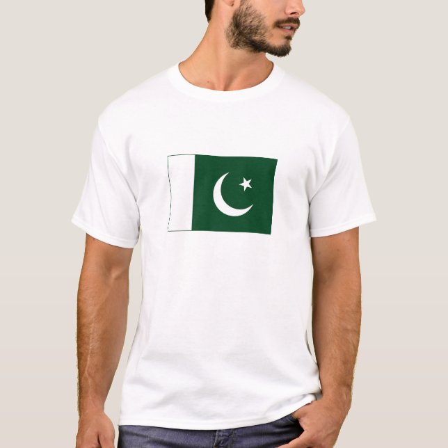 Camiseta Bandera de Pakistán (Anverso)