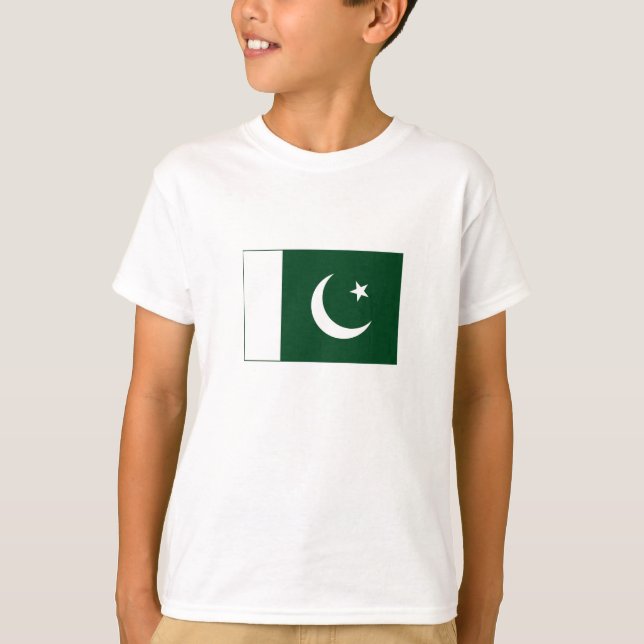 Camiseta Bandera de Pakistán (Anverso)