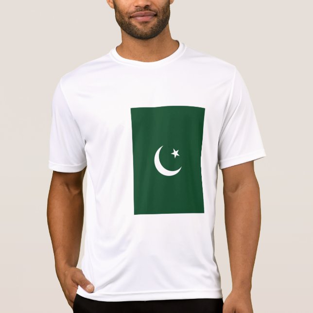 Camiseta Bandera de Pakistán (Anverso)