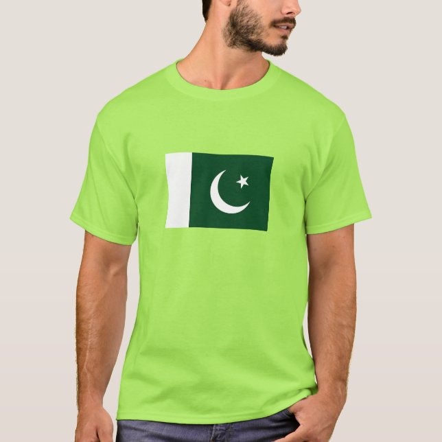 Camiseta Bandera de Pakistán (Anverso)