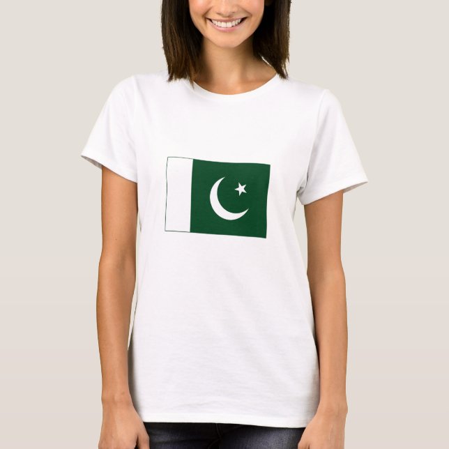 Camiseta Bandera de Pakistán (Anverso)