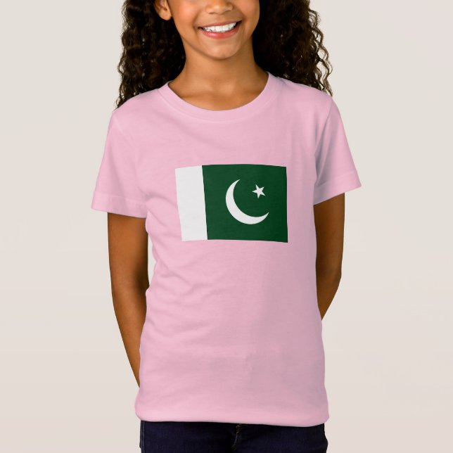 Camiseta Bandera de Pakistán (Anverso)
