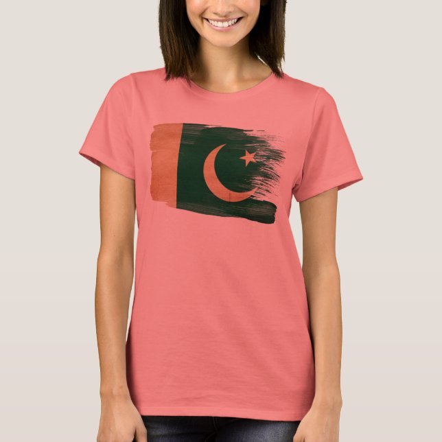 Camiseta Bandera de Pakistán (Anverso)