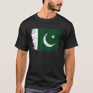 Camiseta Bandera de Pakistán vintage para Pakistán