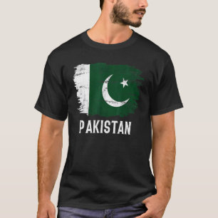 Camiseta Bandera de Pakistán vintage para PAKISTANI