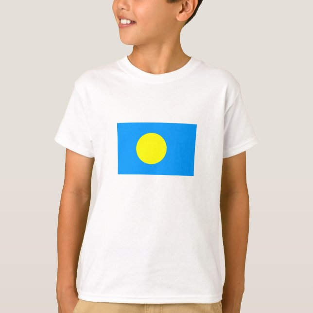 Camiseta Bandera de Palau (Anverso)