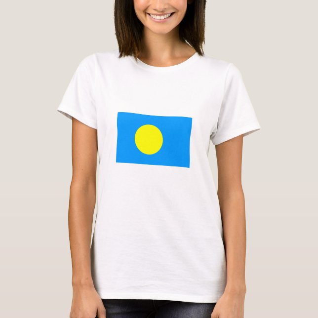 Camiseta Bandera de Palau (Anverso)