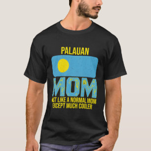 Camiseta Bandera De Palau, Mamá Palauana, Para El Día De La