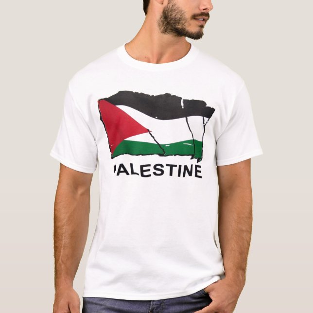 Camiseta Bandera de Palestina (Anverso)