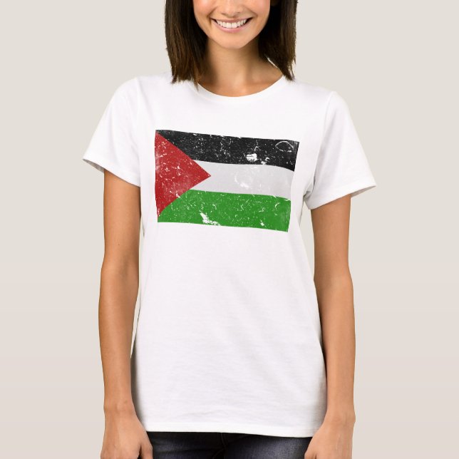 Camiseta Bandera de Palestina (Anverso)