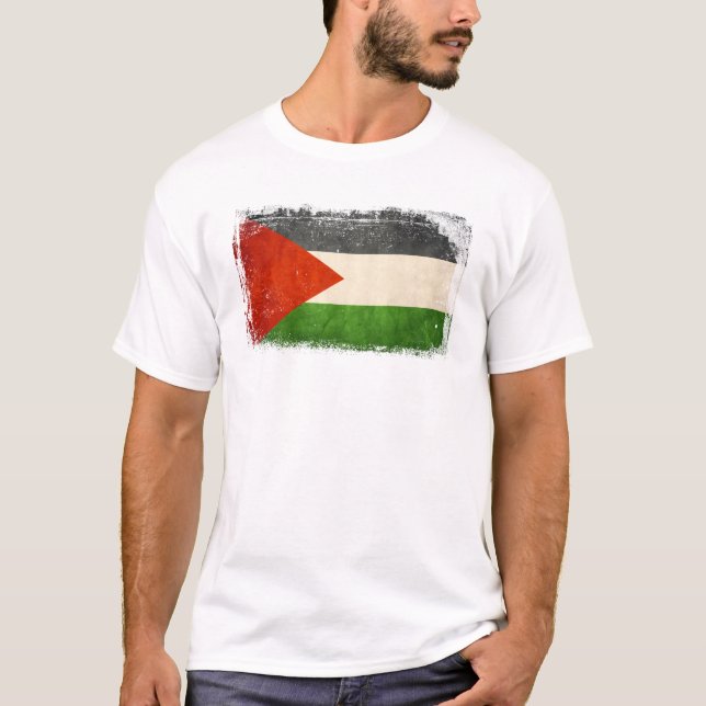 Camiseta Bandera de Palestina (Anverso)