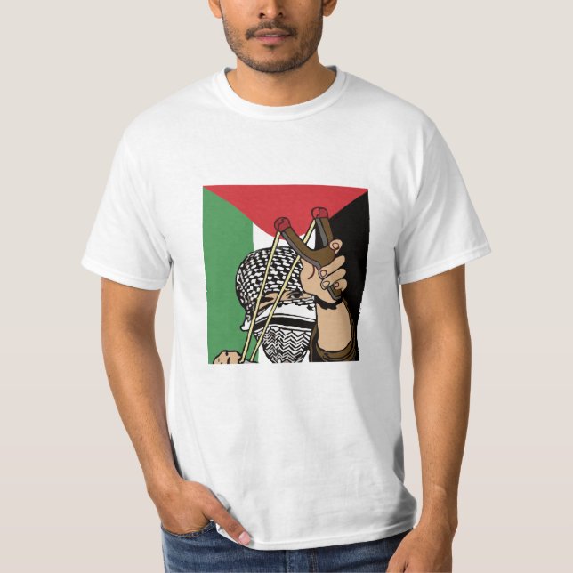 Camiseta Bandera de Palestina (Anverso)