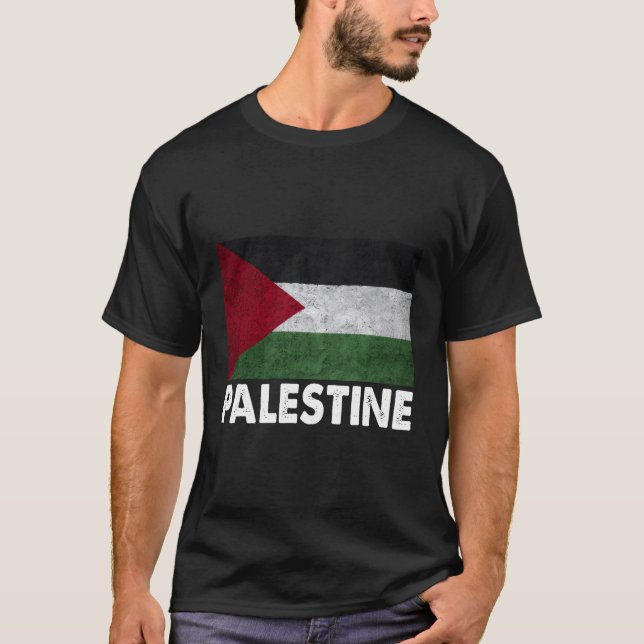 Camiseta Bandera de Palestina (Anverso)