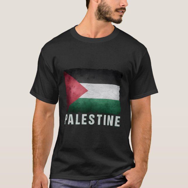 Camiseta Bandera de Palestina (Anverso)