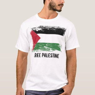 Camiseta Bandera de Palestina del Grunge