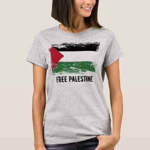 Camiseta Bandera de Palestina del Grunge