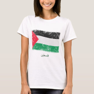 Camiseta Bandera de Palestina del Grunge