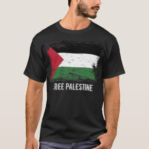Camiseta Bandera de Palestina del Grunge