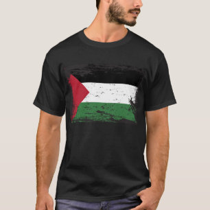 Camiseta Bandera de Palestina del Grunge