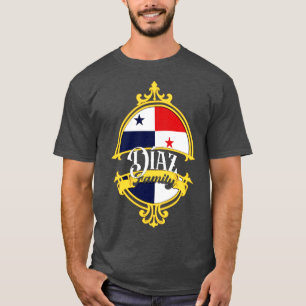 Camiseta Bandera de Panamá de la familia Diaz
