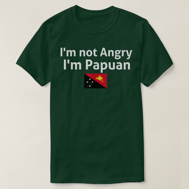 Camiseta Bandera de Papúa Nueva Guinea 51 (Diseño del anverso)