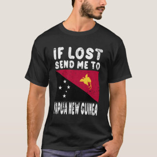 Camiseta Bandera De Papúa Nueva Guinea Si Me Perdieron Enví