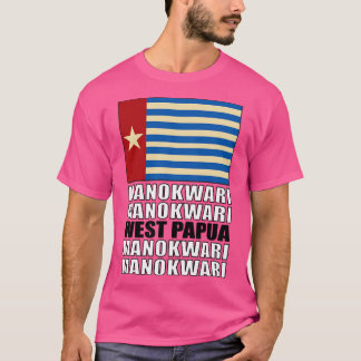 Camiseta Bandera de Papúa Occidental